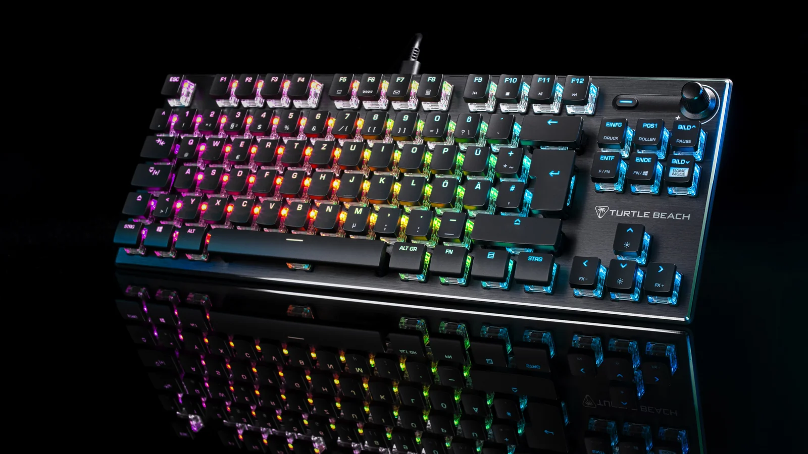 Turtle Beach Vulcan TKL Keyboard Black, German