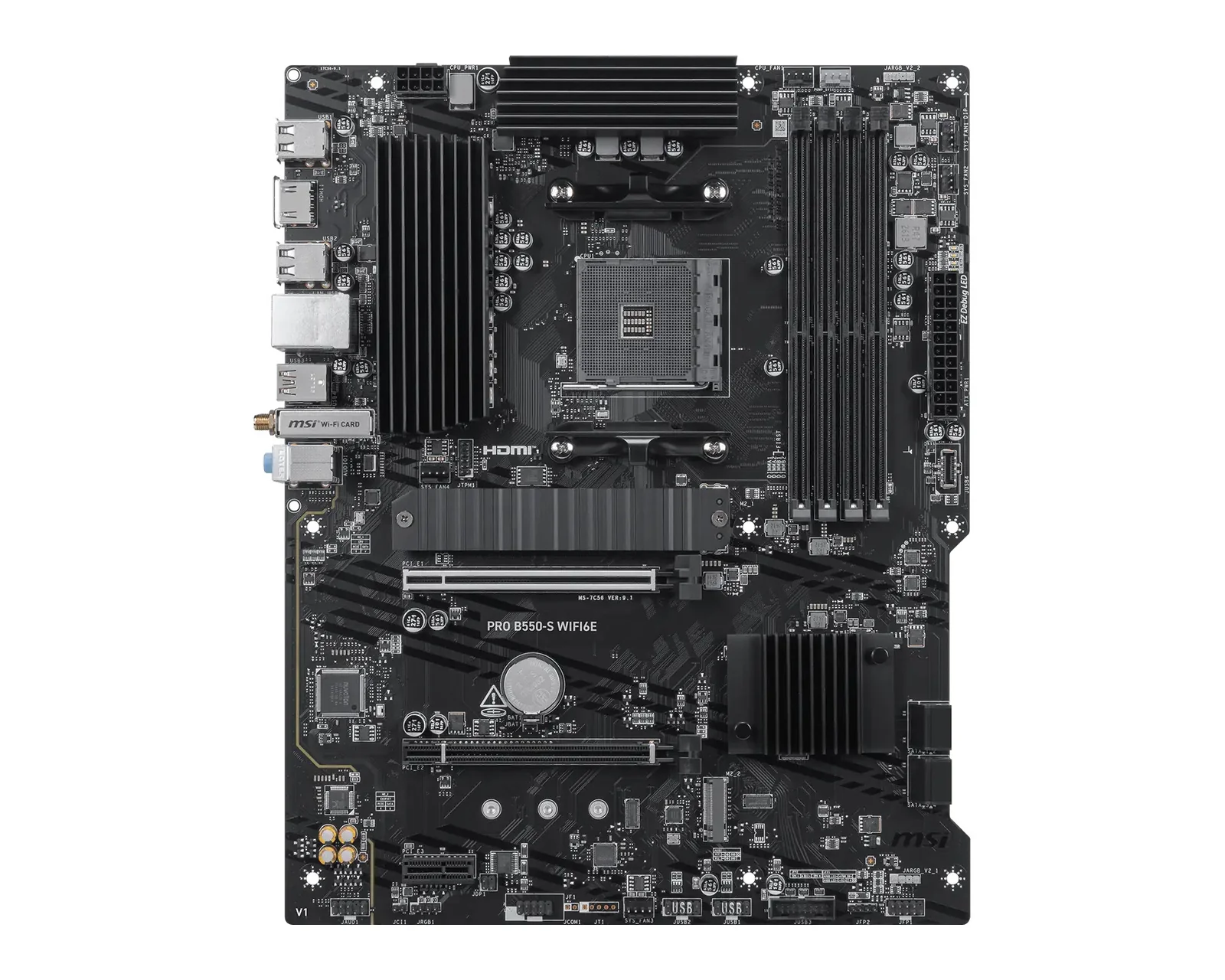 MSI PRO B550-S WIFI6E motherboard