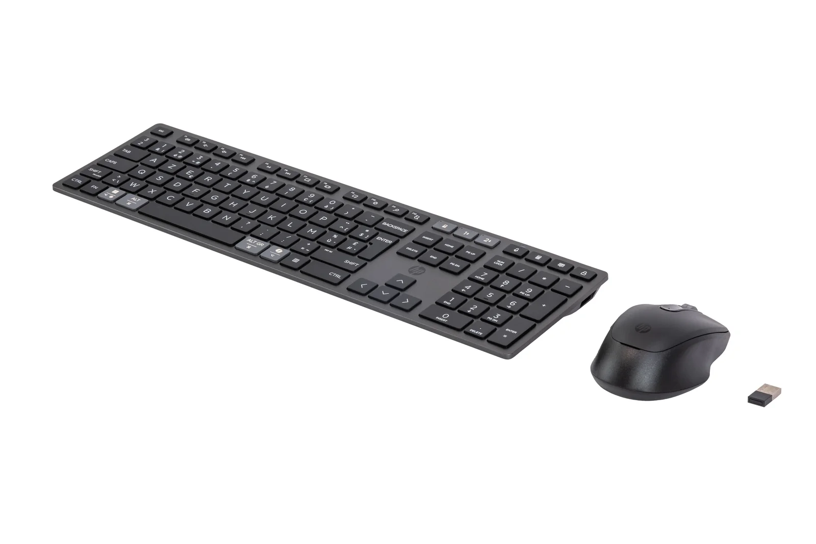 HP 720 Multi-Device Rechargeable Wireless and Mouse Combo Keyboard Black