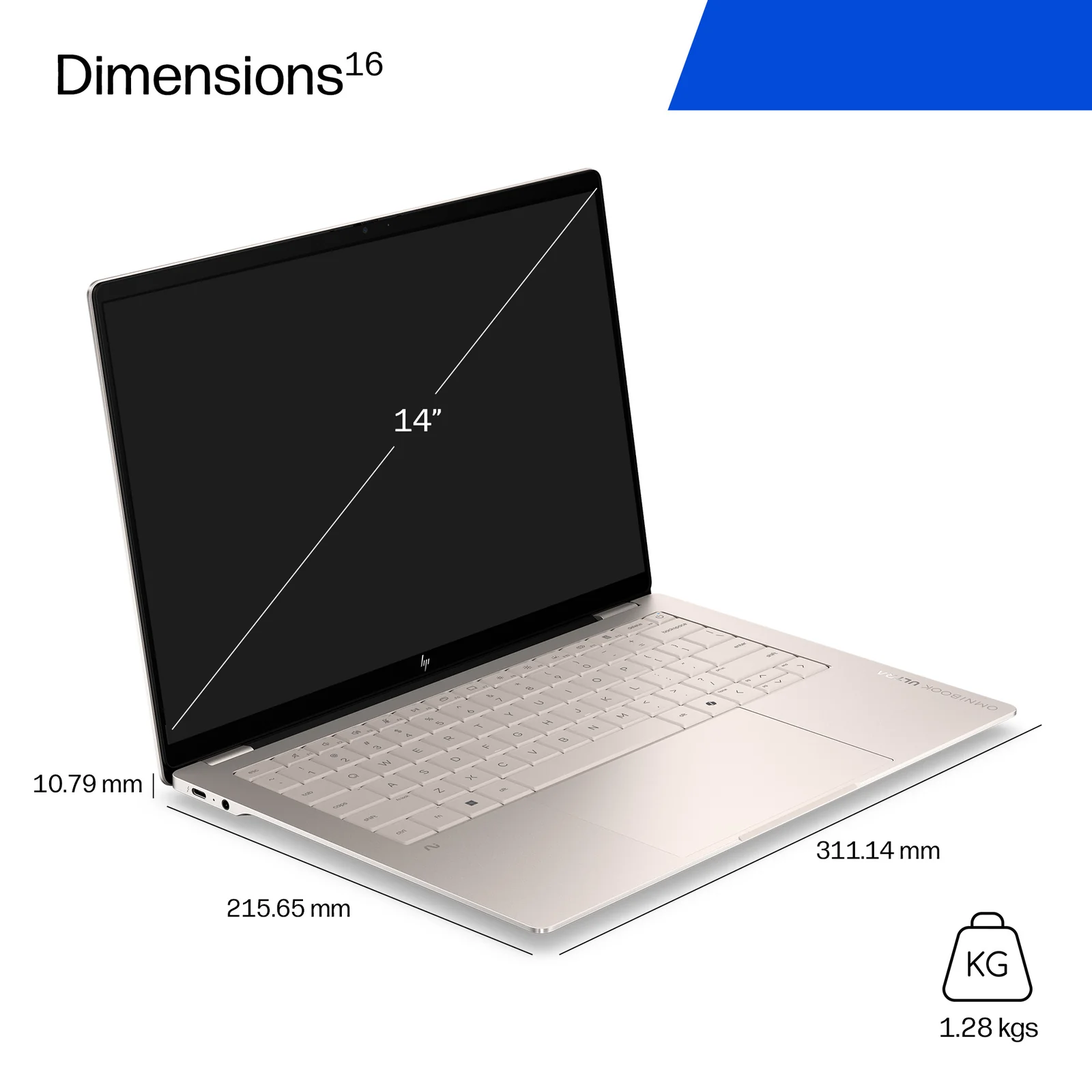 HP OmniBook Ultra Laptop Next Gen AI 14-kd0015nax 14", 16GB RAM, 512GB SSD