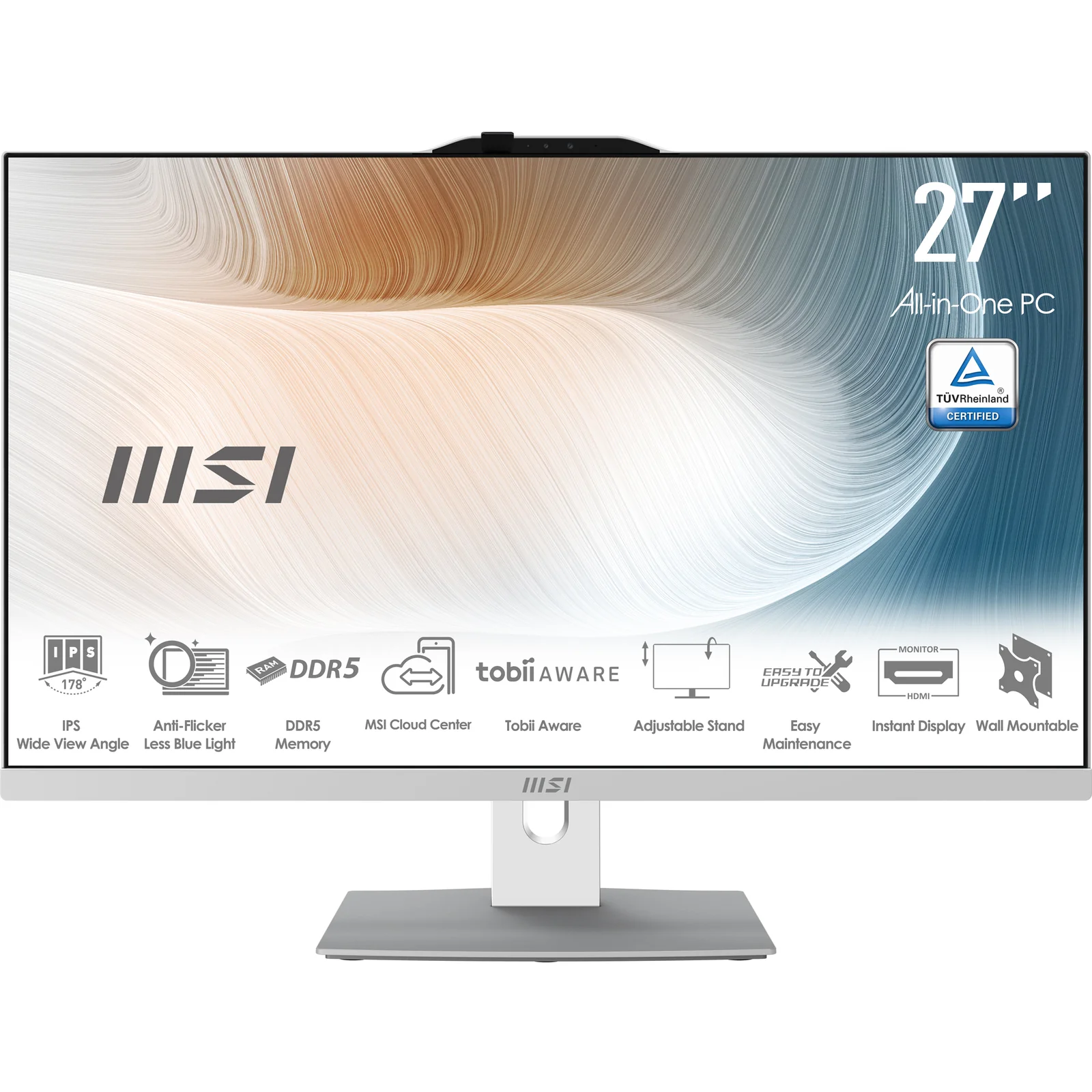 MSI Modern AM272P 1M-846EU 27" All-in-One, Intel Core 7 150U, 16GB RAM, 1TB SSD