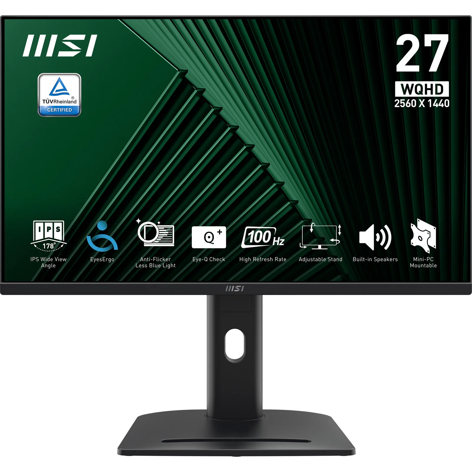 MSI Pro MP275QPGDE 27" QHD IPS 100Hz Monitor