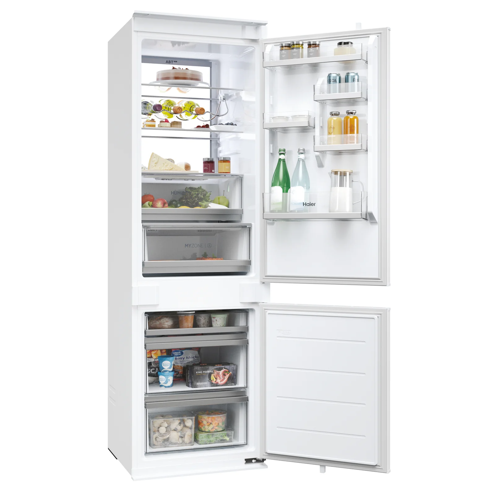 Haier HBW7518CTK 268L Integrated Fridge Freezer