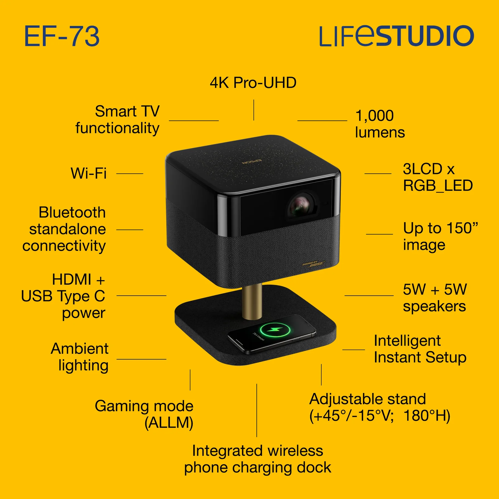Epson Lifestudio Flex Special Lux Edition 4K Projector