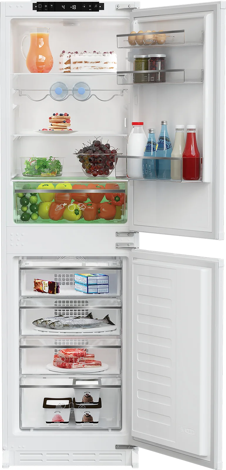 Blomberg KNE4564EVI 254L Integrated Fridge Freezer