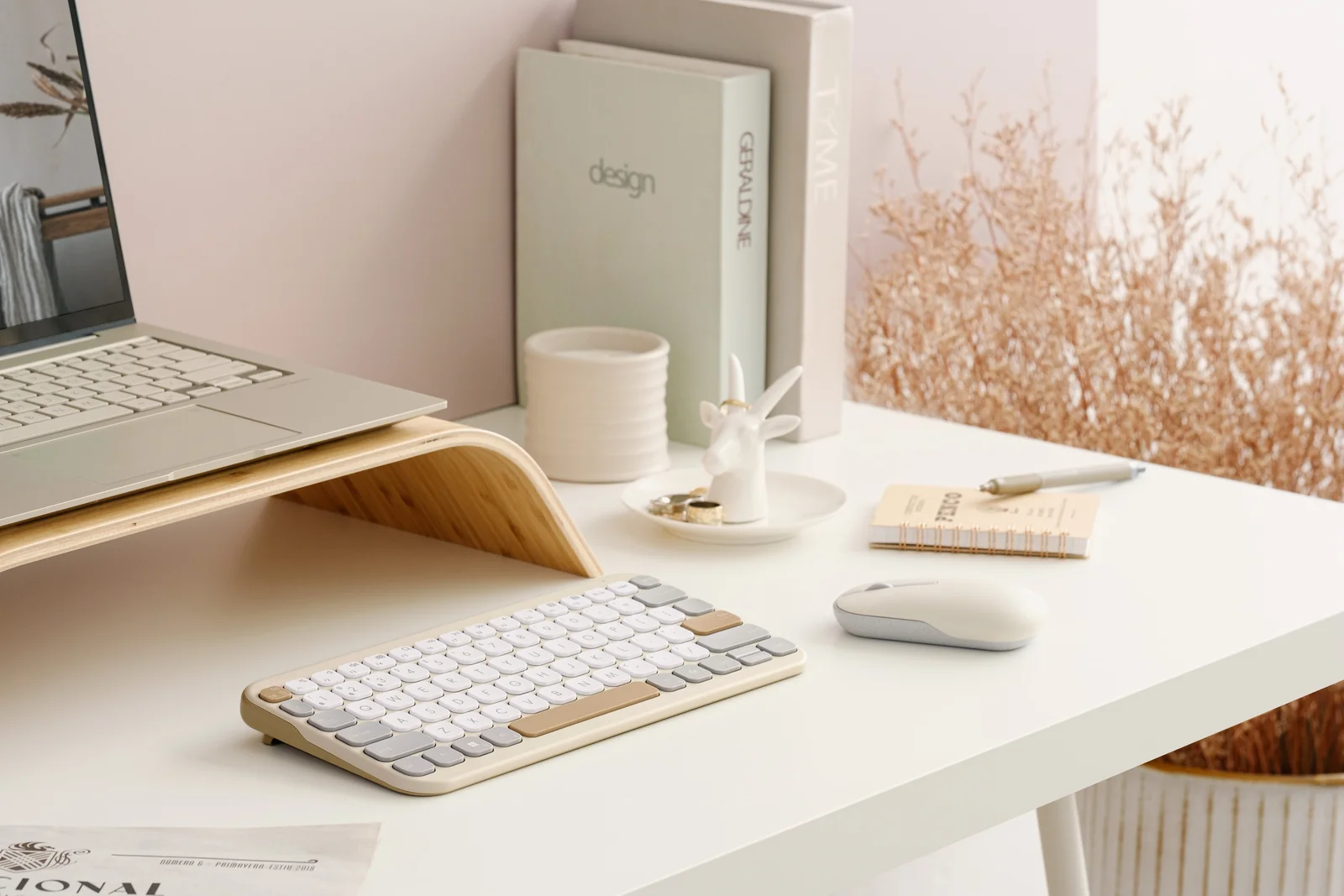 ASUS Marshmallow KW100 Keyboard Beige