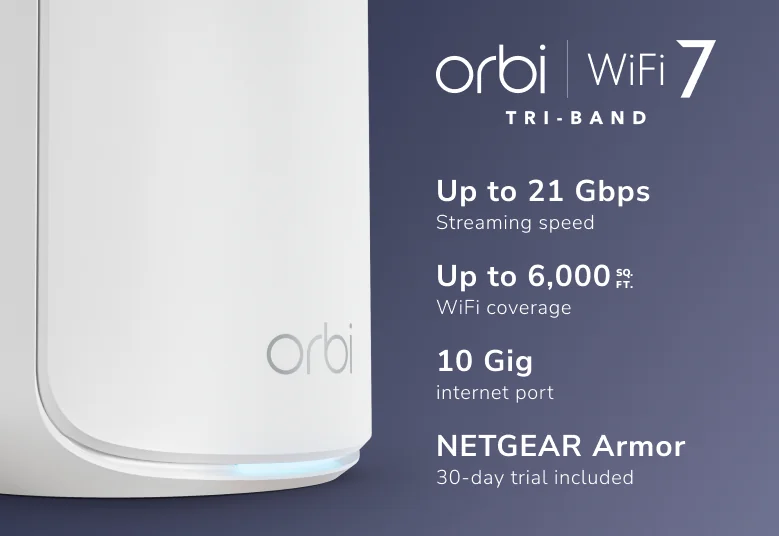 NETGEAR RBE872 Wi-Fi 7 Router