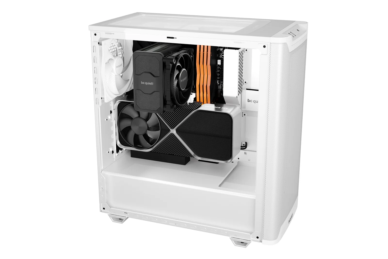 be quiet! PURE BASE 501 Airflow Window White PC Case