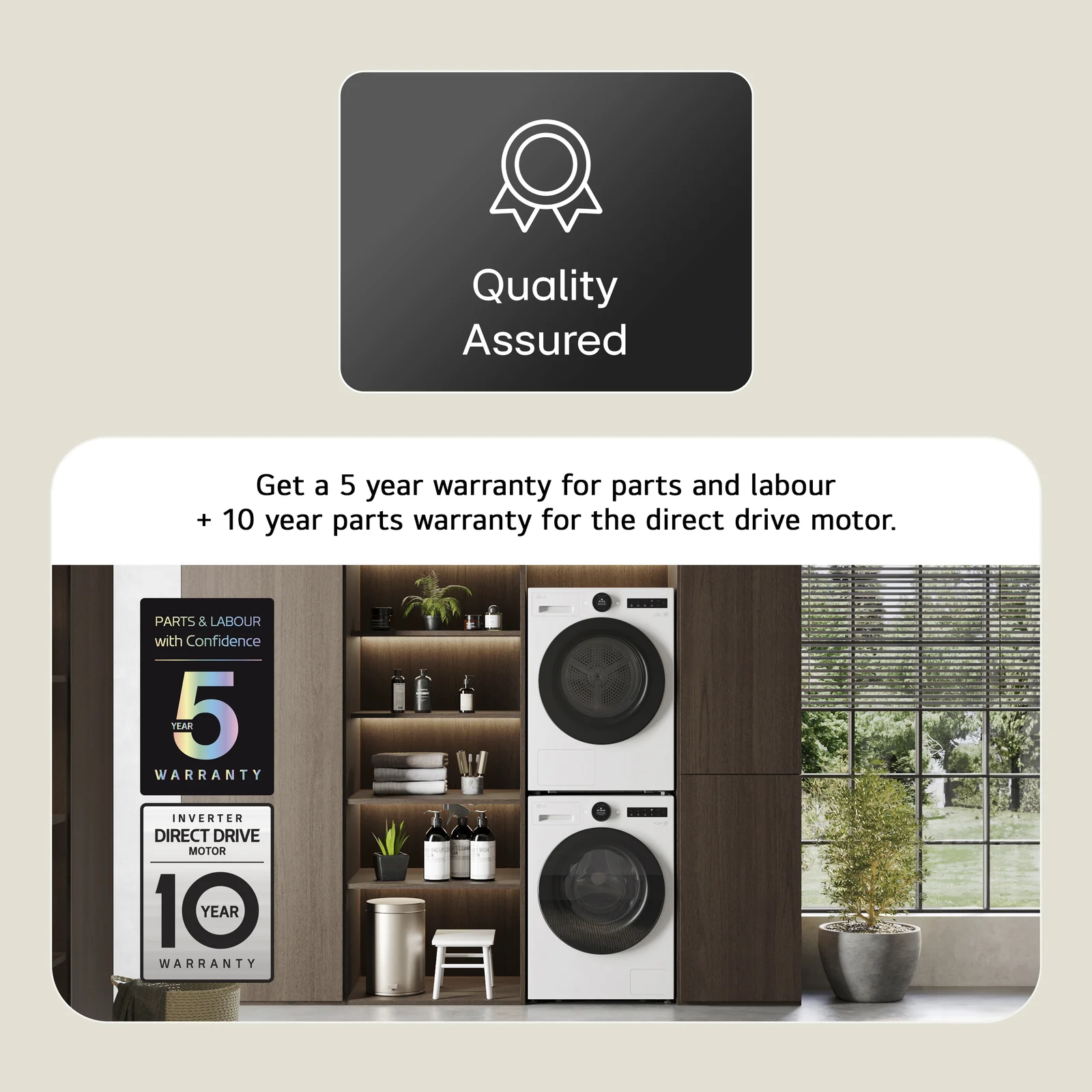 LG F4X9009TWC 9kg 1350rpm Washing Machine