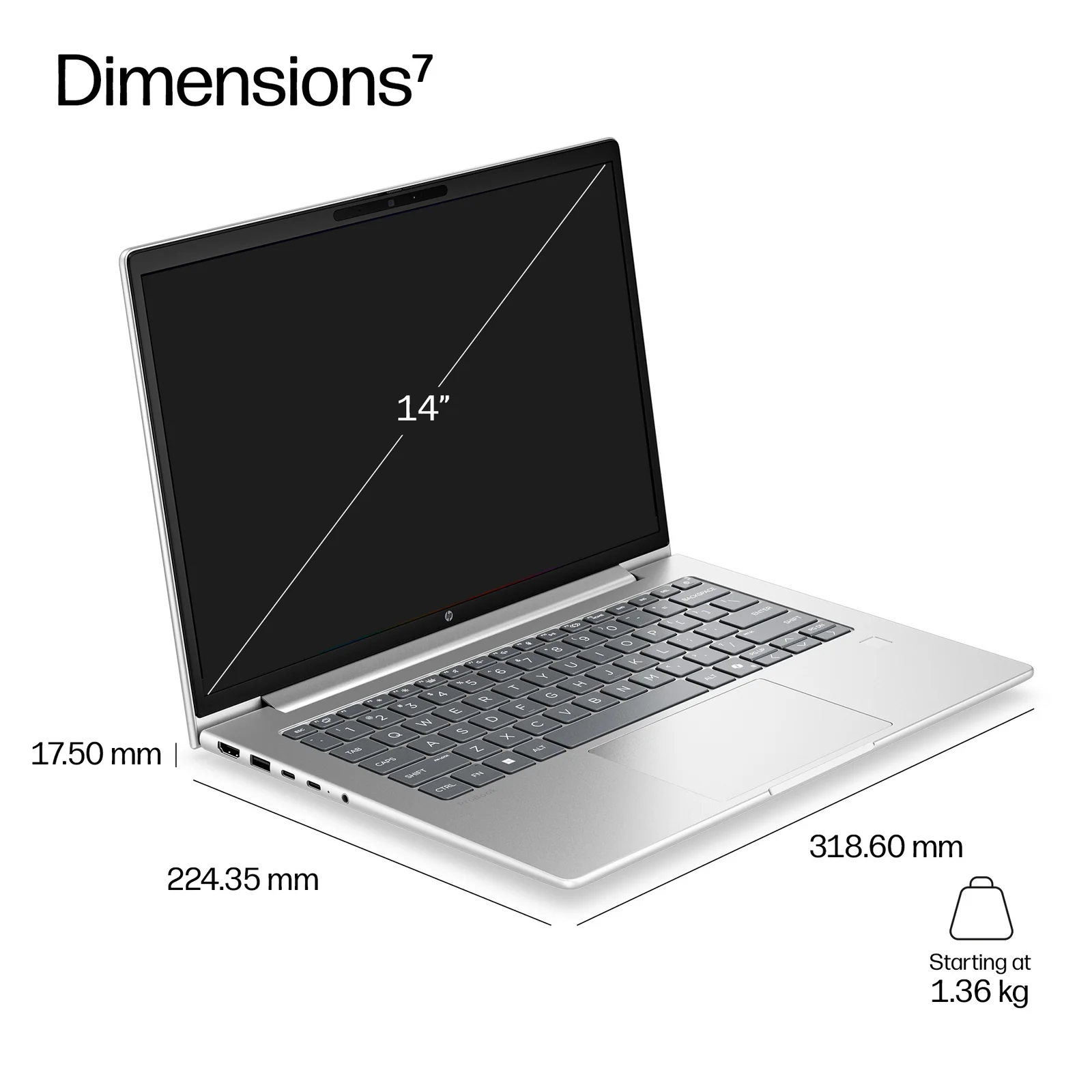 HP DX5X4AT laptop 14", 16GB RAM, 512GB SSD
