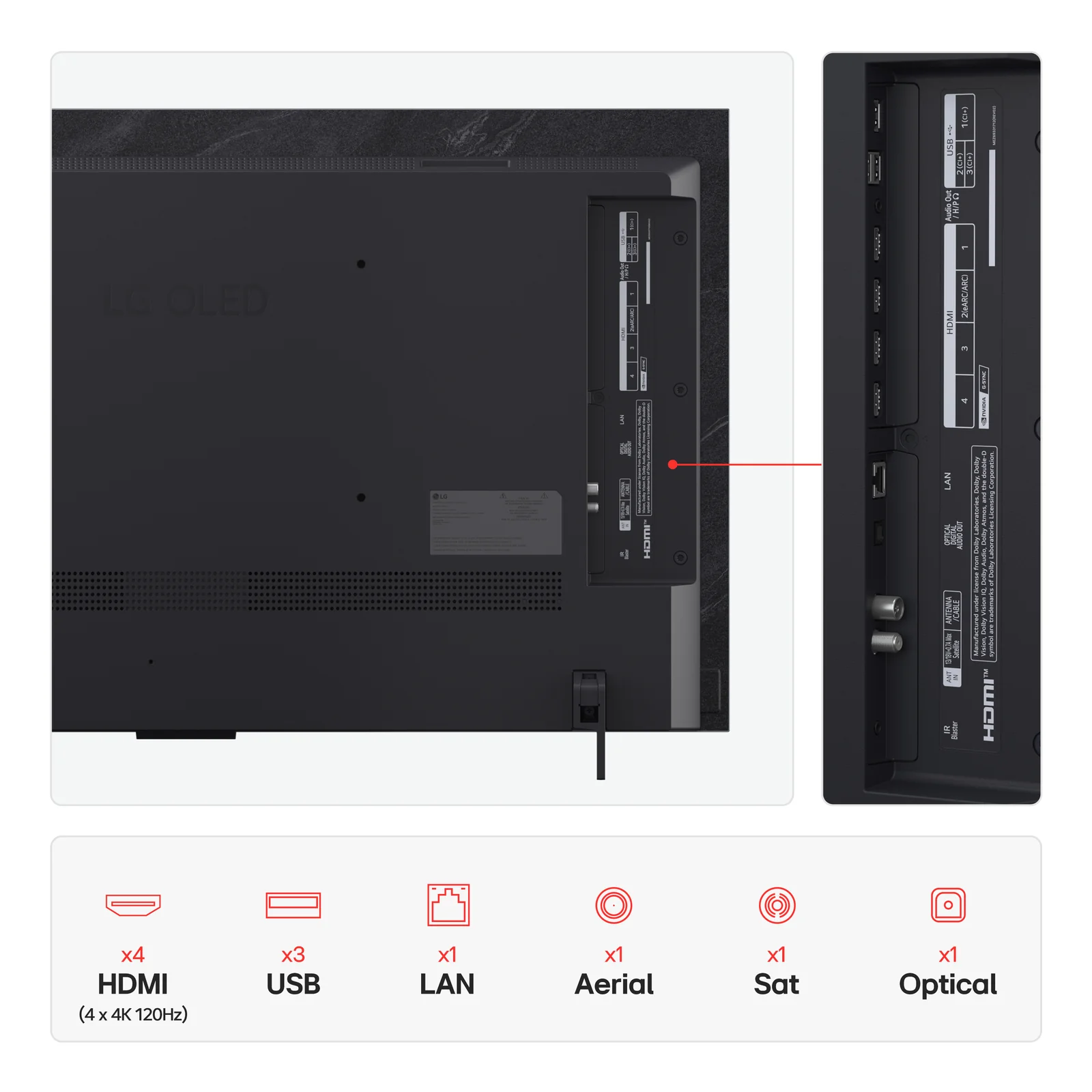 LG OLED42C54LA.AEK 42" 4K Smart TV