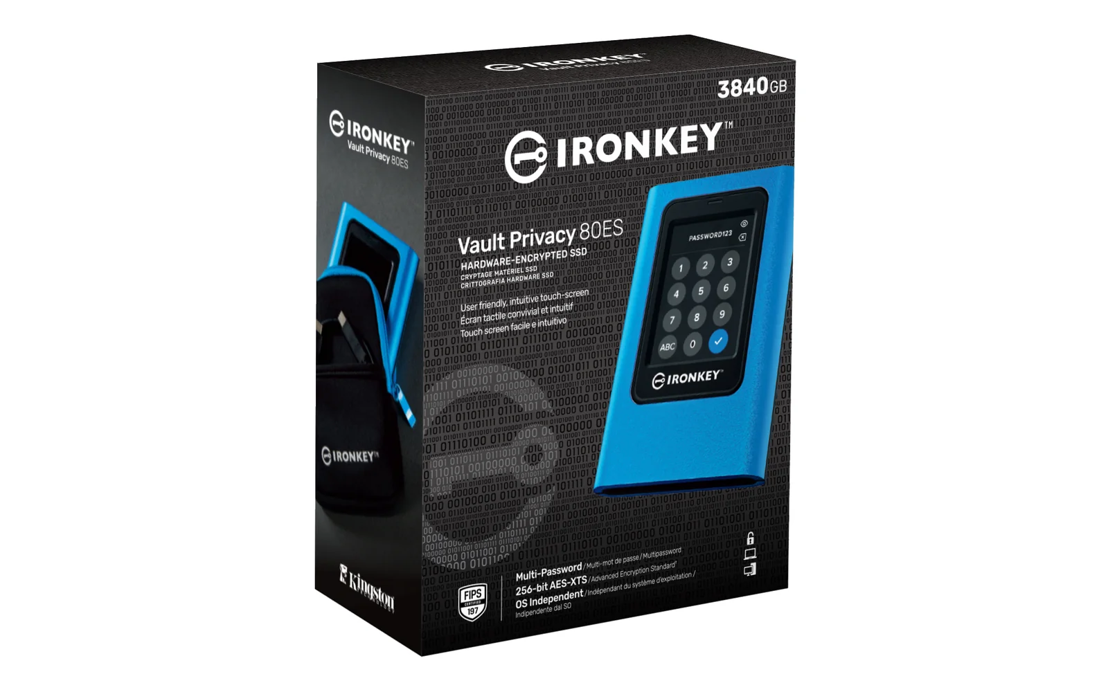 Kingston Technology IronKey Vault Privacy 80 3.84TB SSD