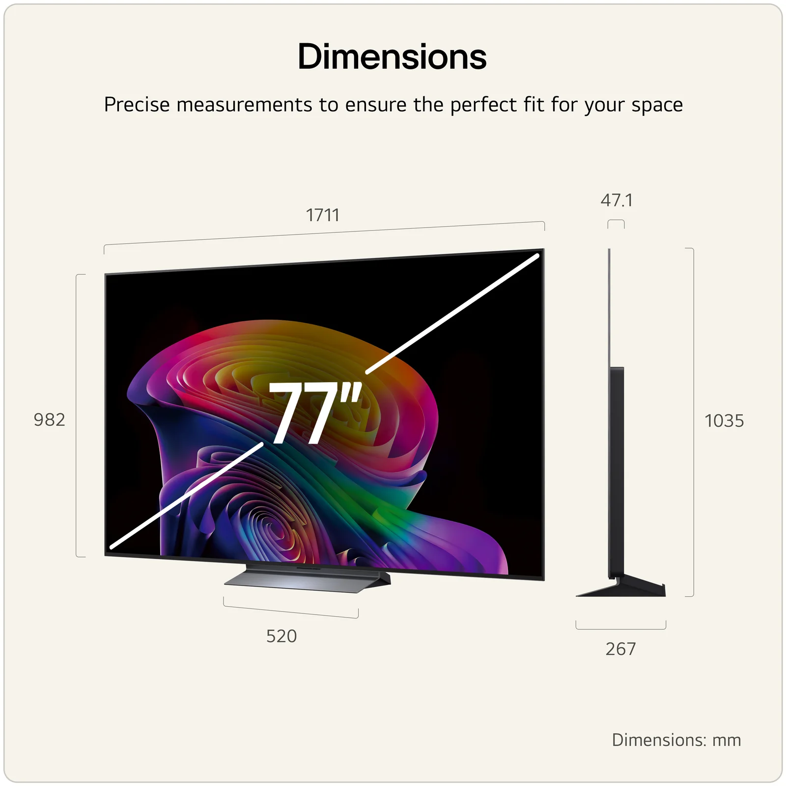 LG OLED TV 77 (UD) 77" 4K Smart TV