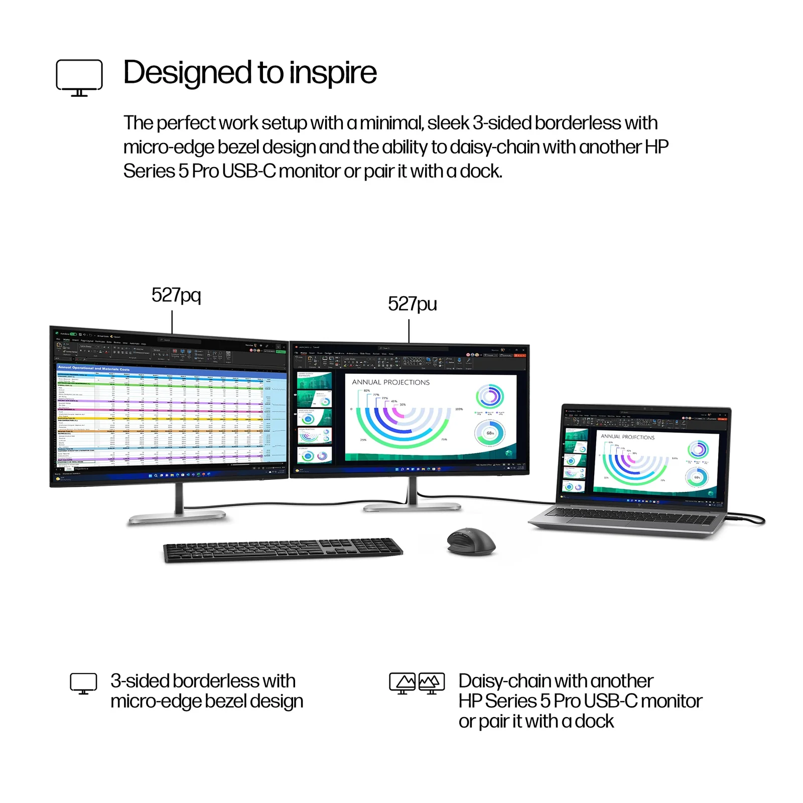 HP Series 5 Pro 27" QHD IPS 100Hz Monitor