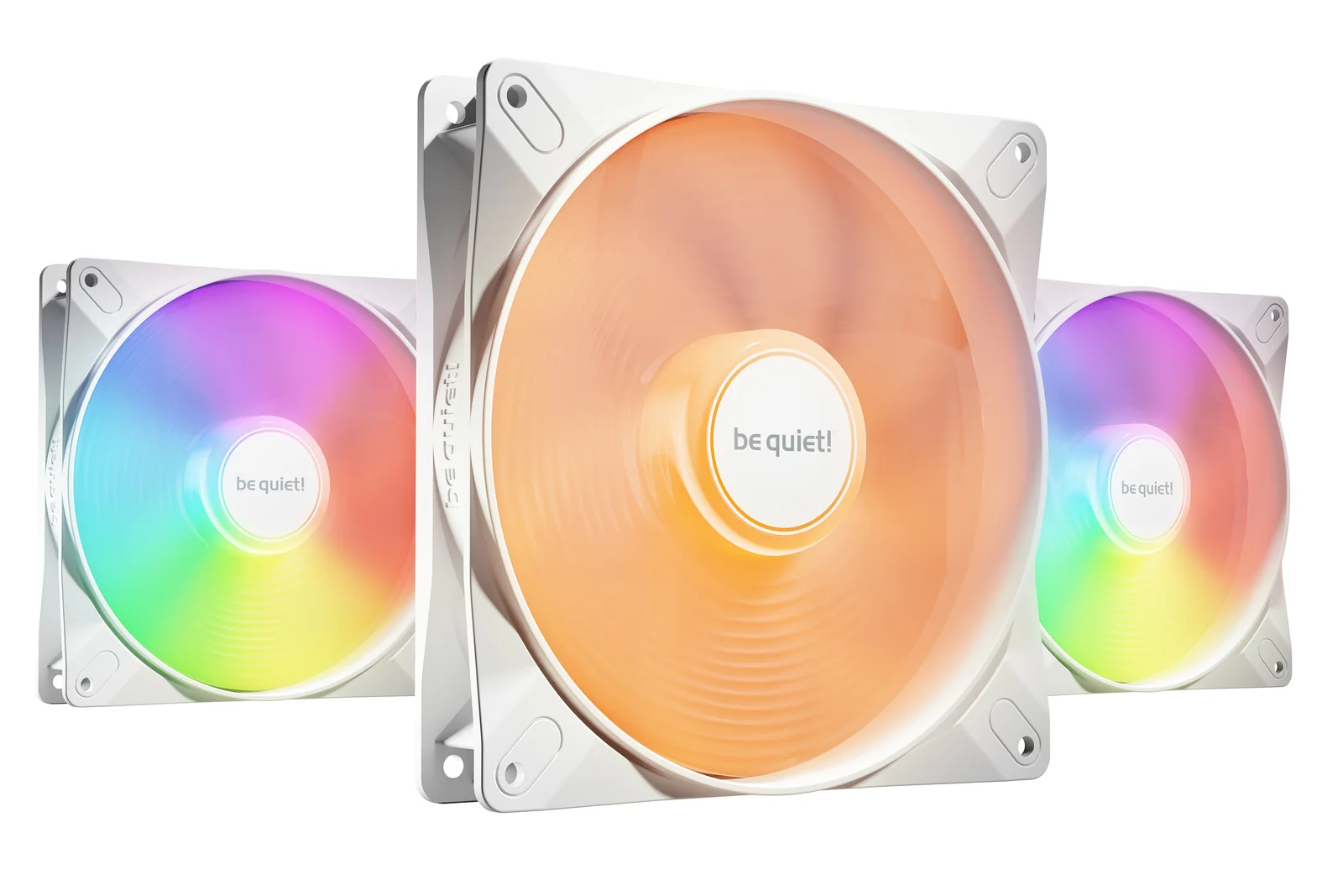 be quiet! LIGHT WINGS LX 140mm PWM High Speed 3-Pack White