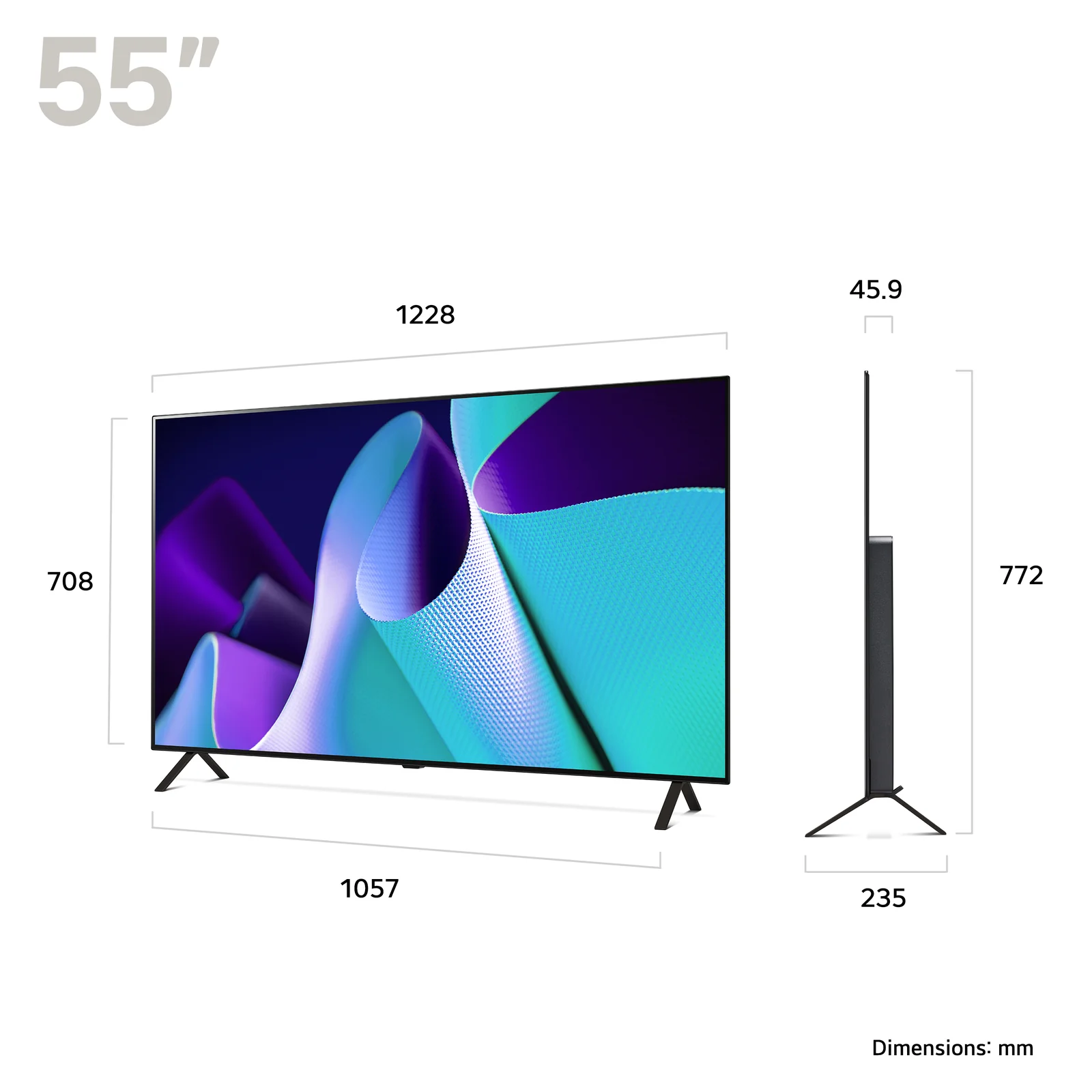 LG OLED55B42LA.AEK 55" 4K Smart TV