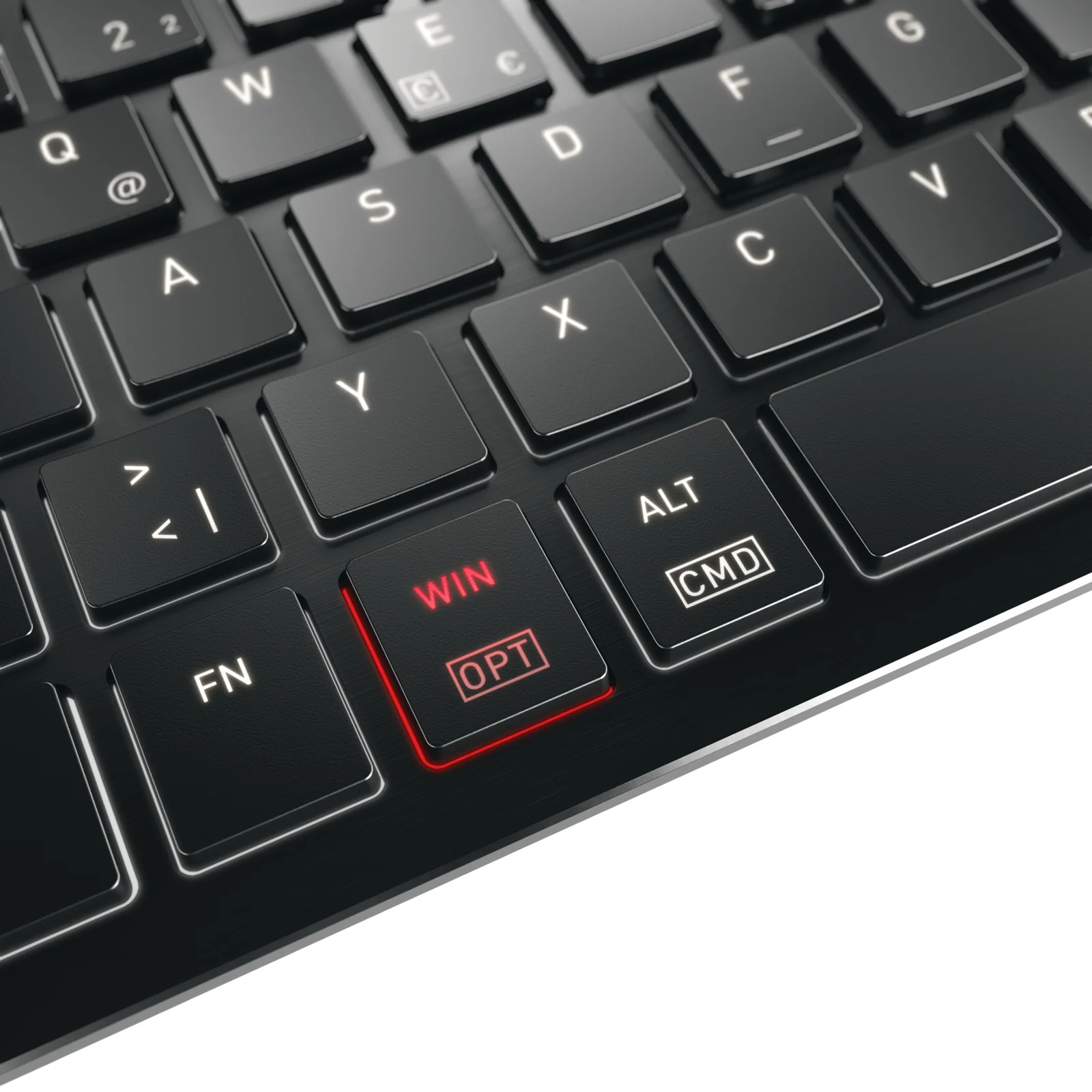 CHERRY KW X ULP 2.0 MINI Wireless Keyboard Black, German