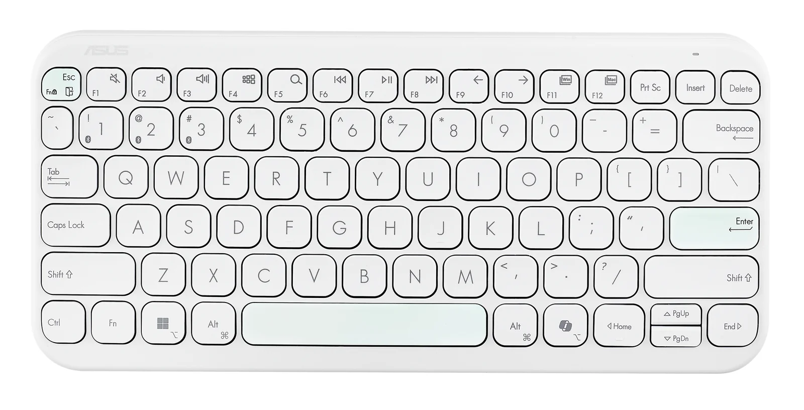 ASUS Marshmallow KW100 Keyboard White, German