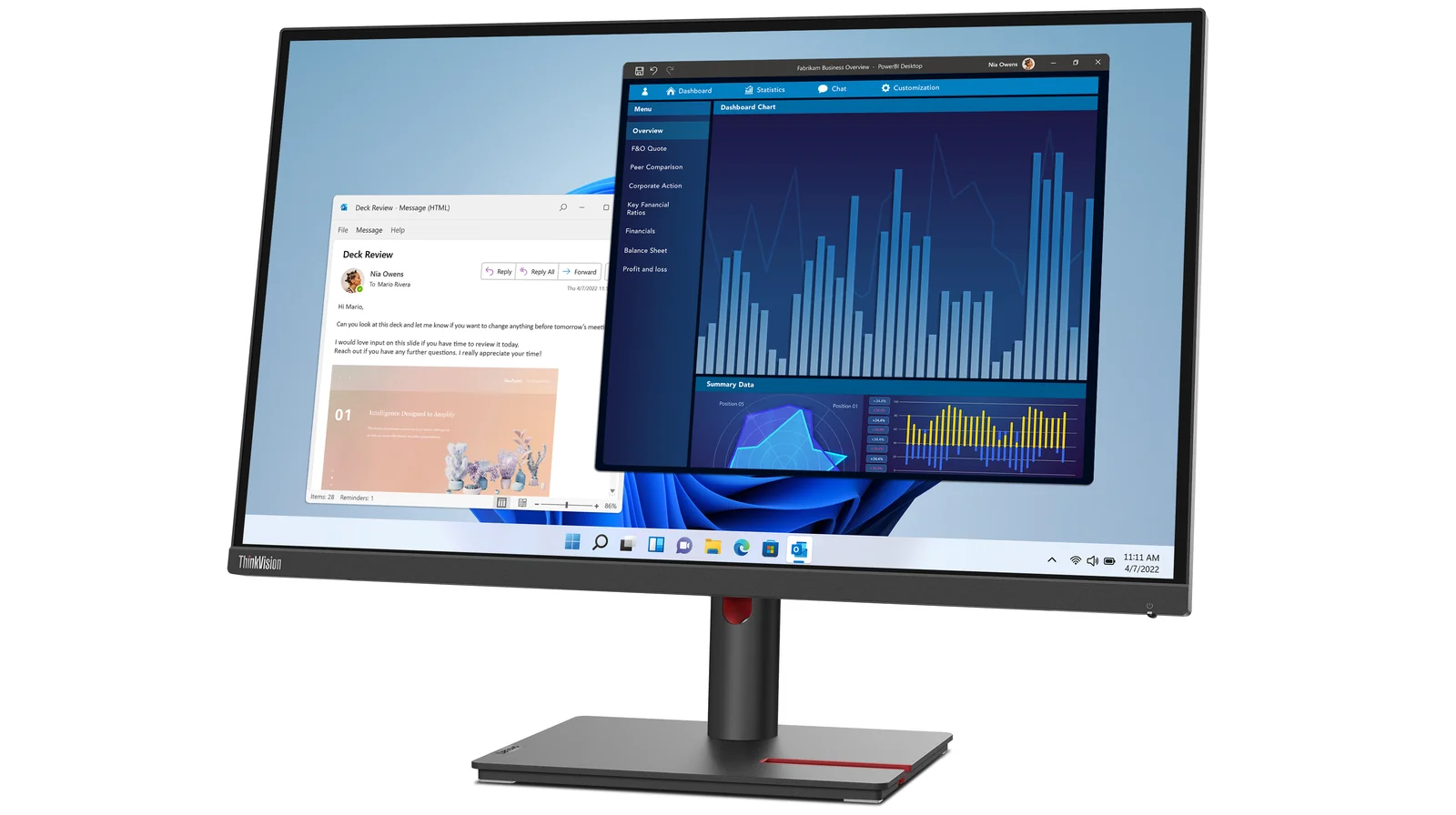 Lenovo T27p-30 27" 4K UHD IPS Monitor