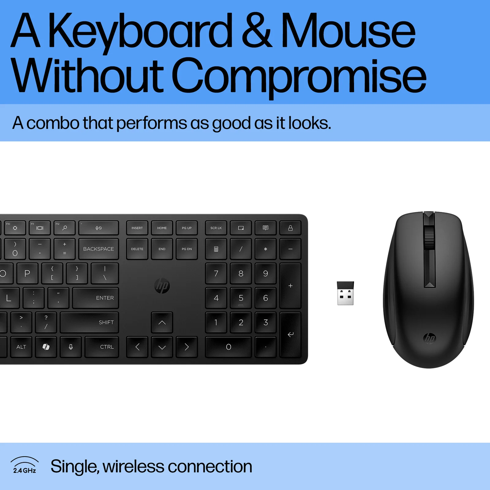 HP 655 Wireless and Mouse Combo Keyboard