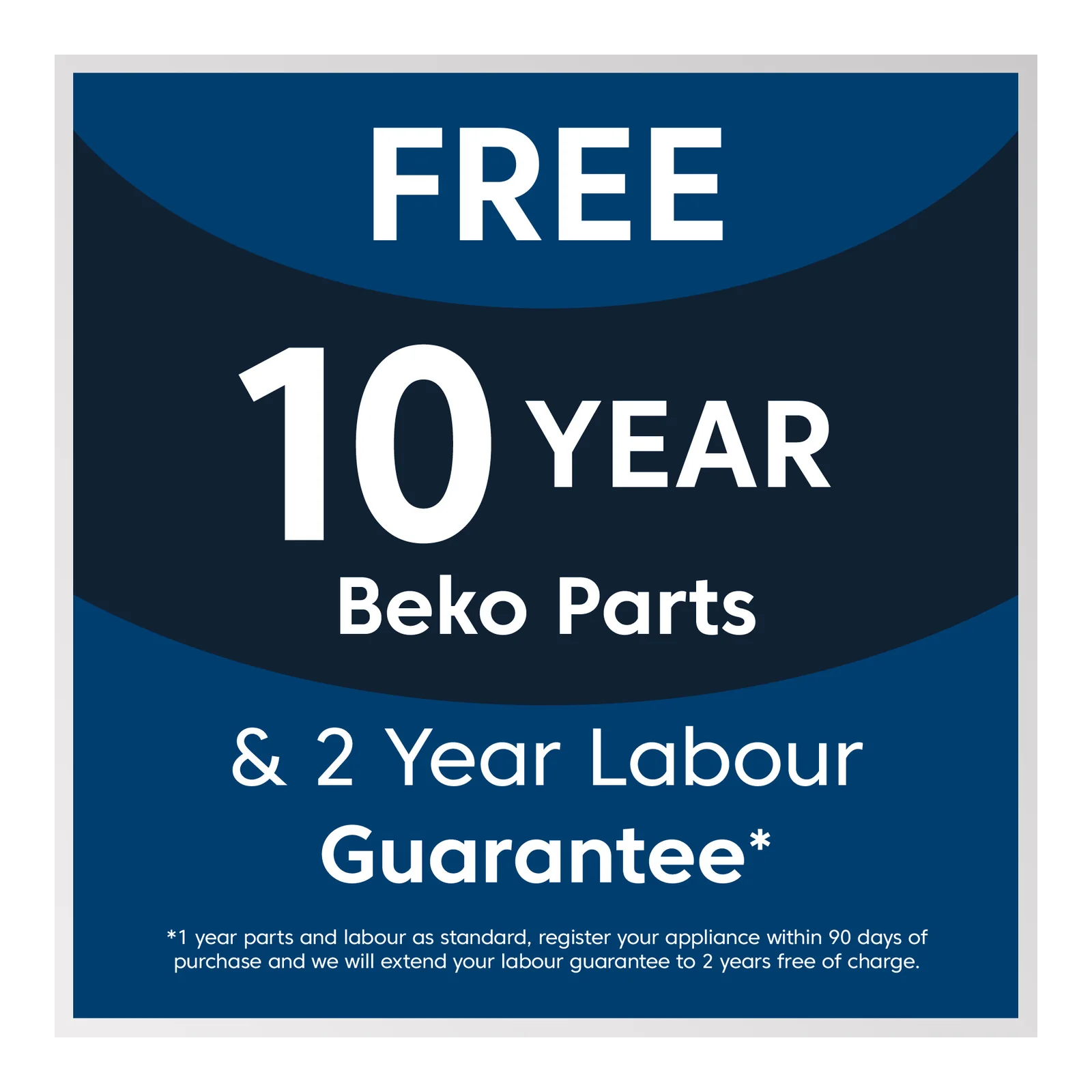 Beko BCFD4V73 262L Integrated Fridge Freezer