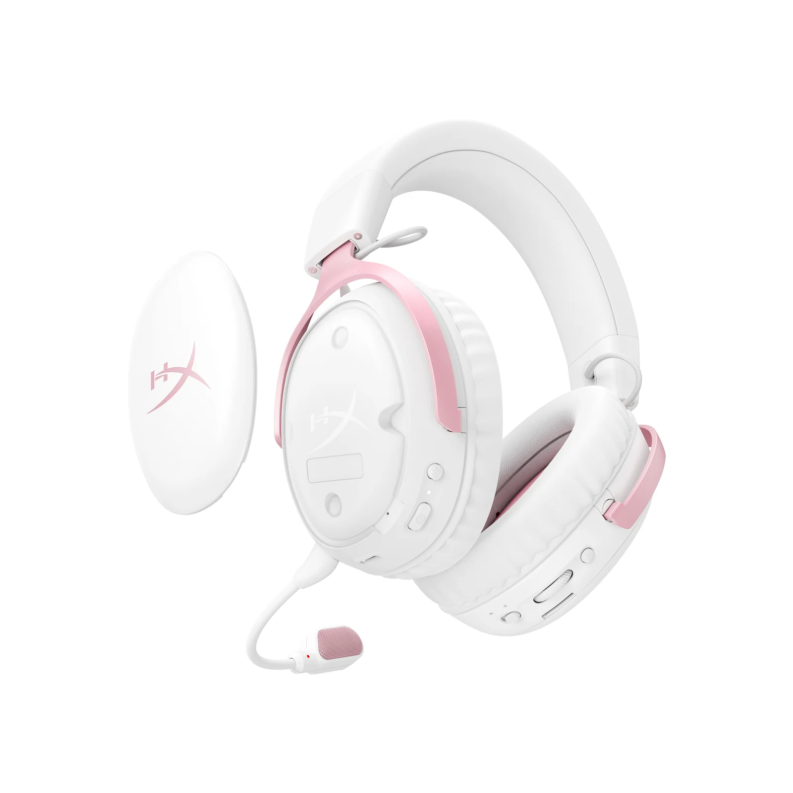 HyperX Cloud III S Wireless Gaming Headset White/Pink