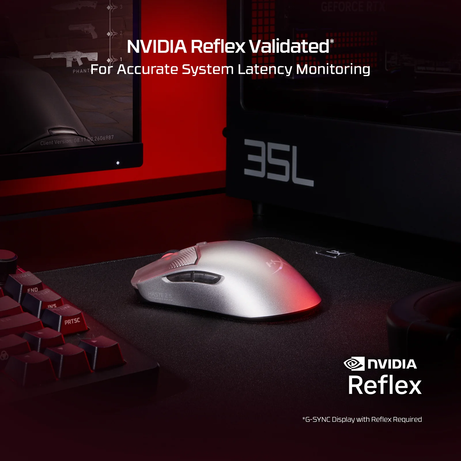 HyperX Pulsefire Haste 2 S Wireless Navy Gaming Mouse