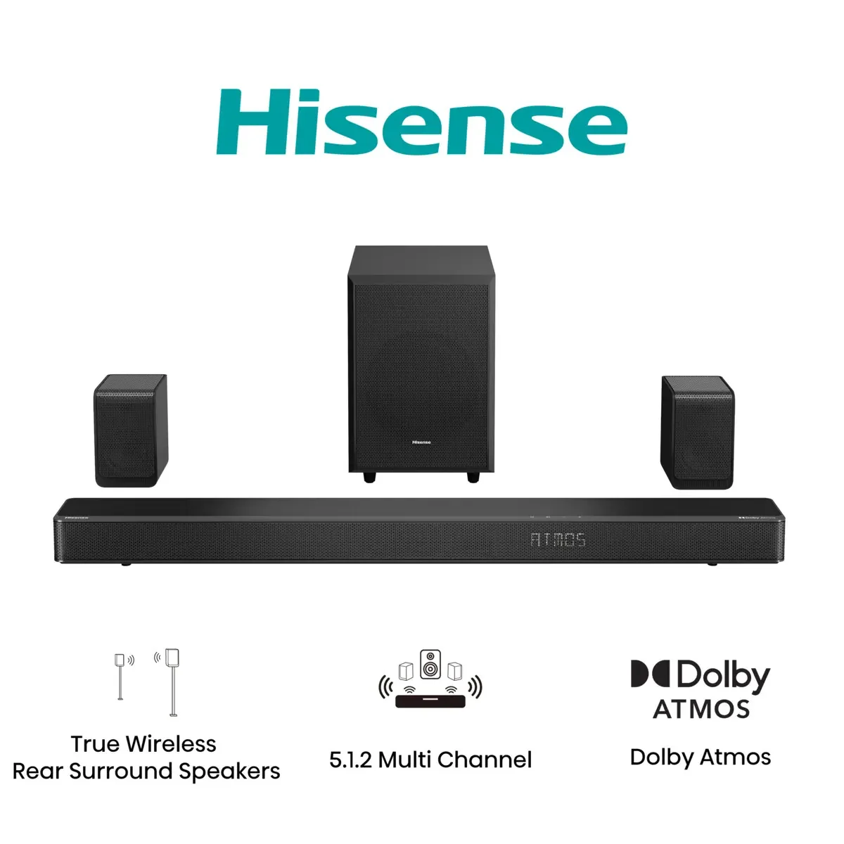 Hisense AX5125H 5.1.2 Soundbar