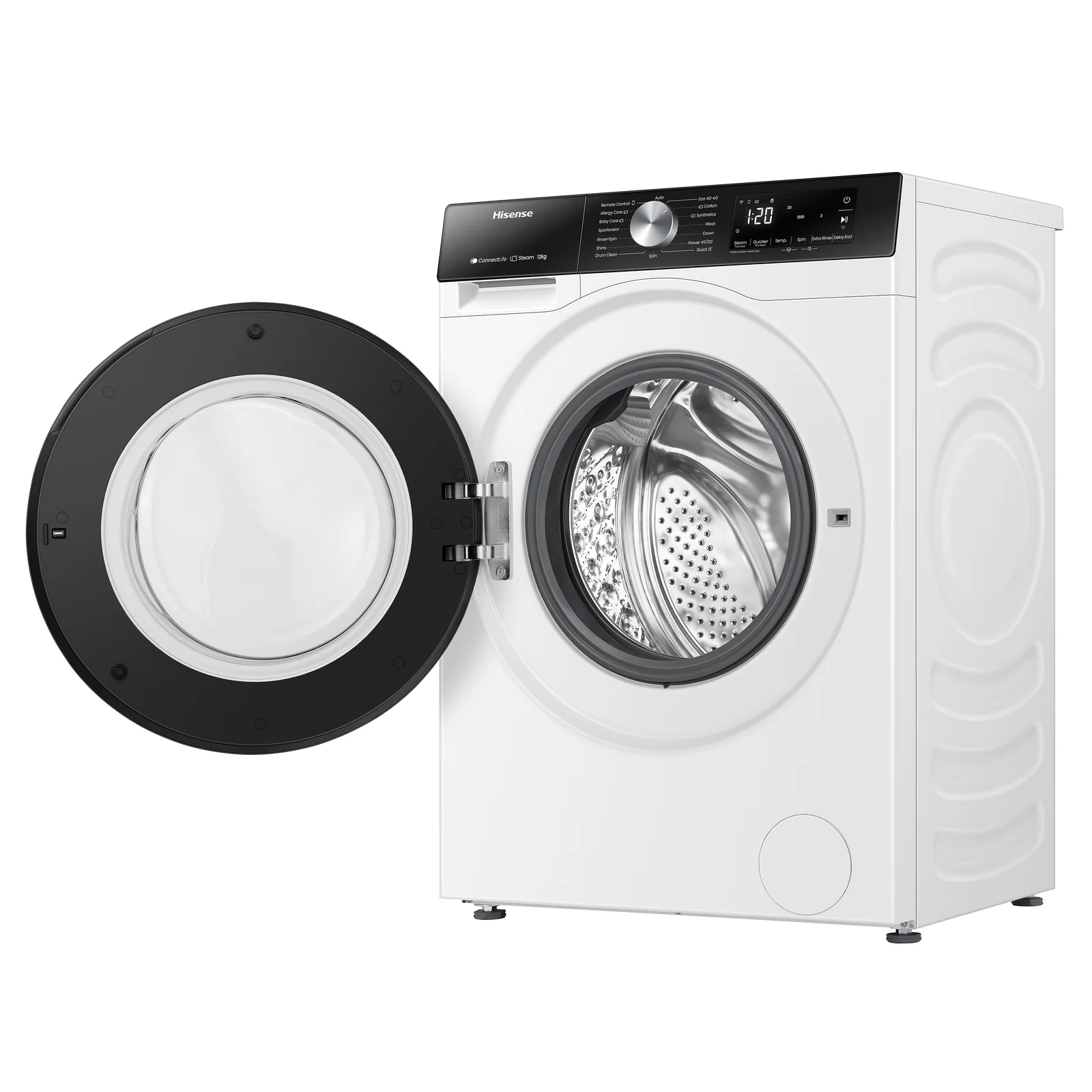 Hisense WF3S1243BW3 12kg 1400rpm Washing Machine