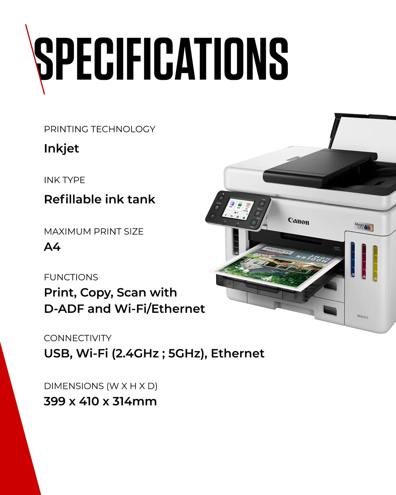 Canon MAXIFY GX7150 Inkjet Printer