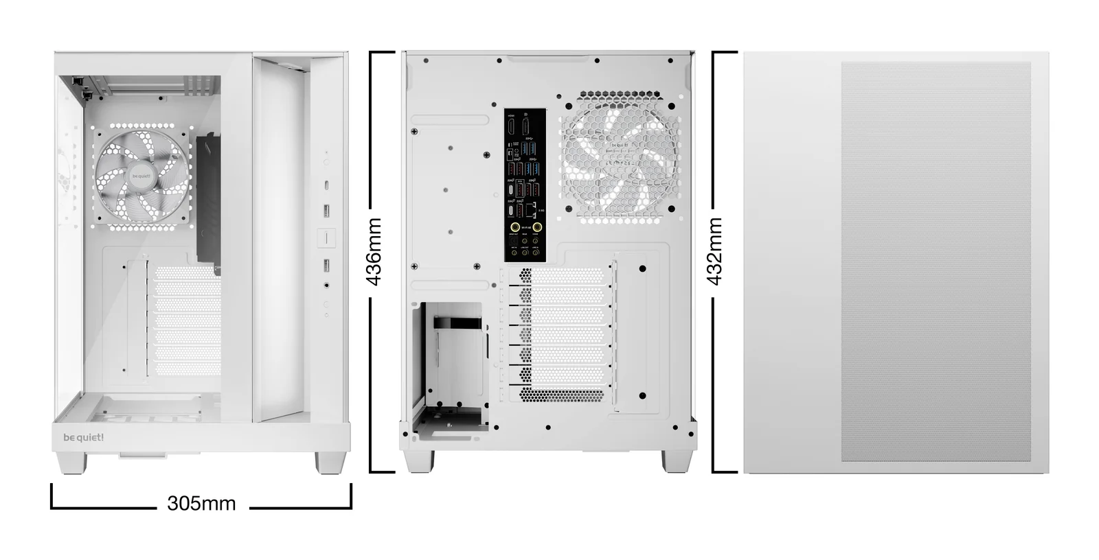 be quiet! Light Base 500 LX White PC Case