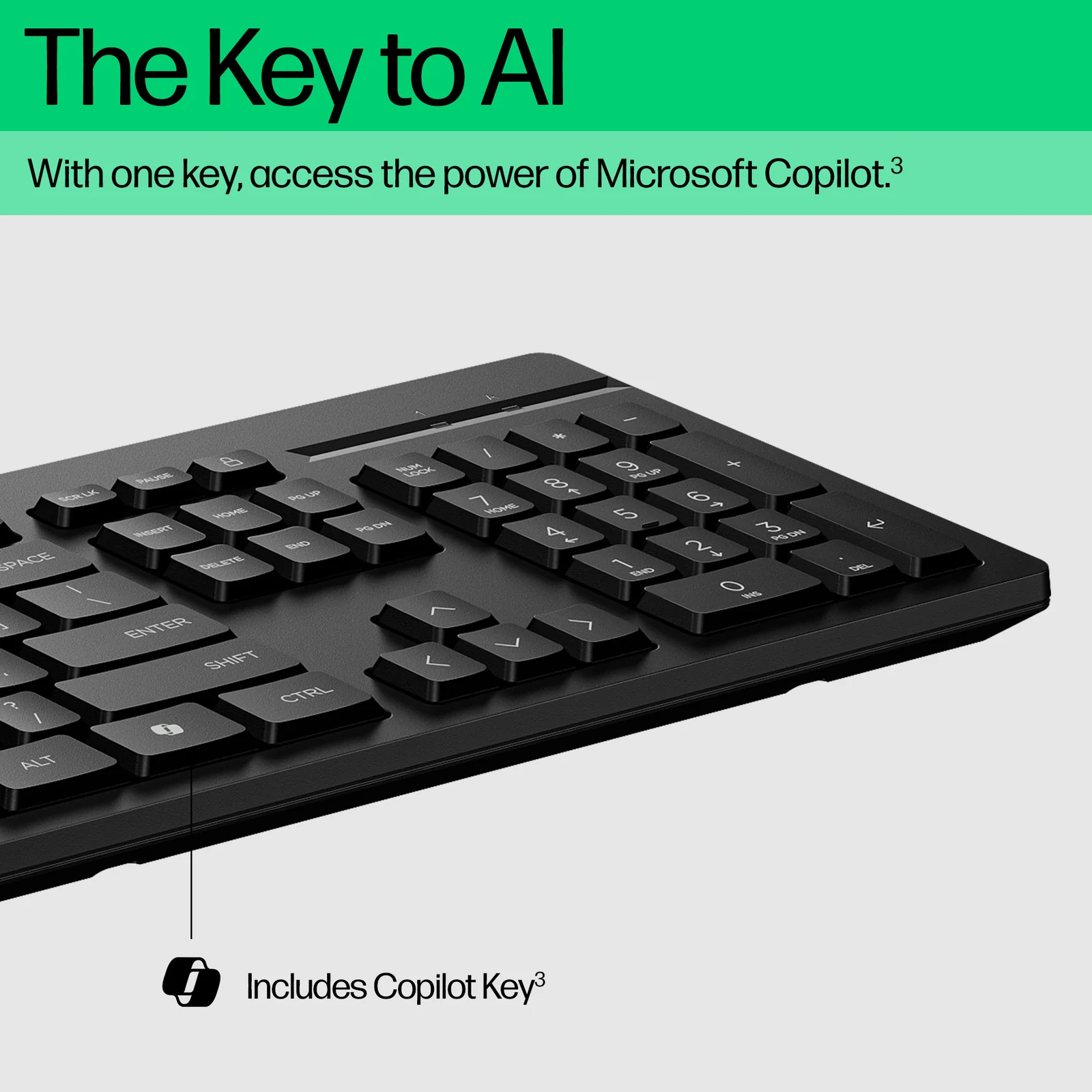 HP 125 G2 USB Wired Keyboard