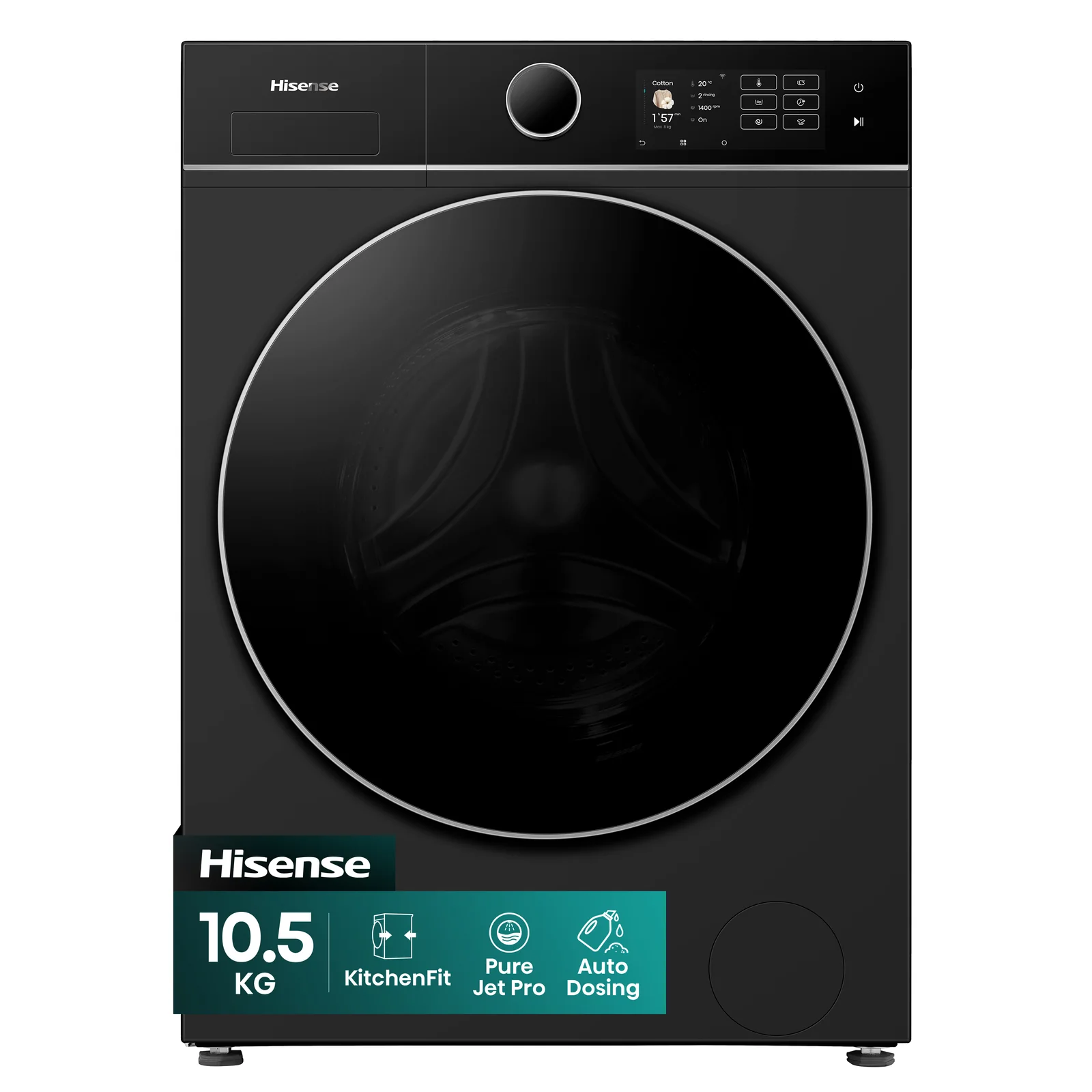 Hisense WF5I1045BBQ 10.5kg 1400rpm Washing Machine