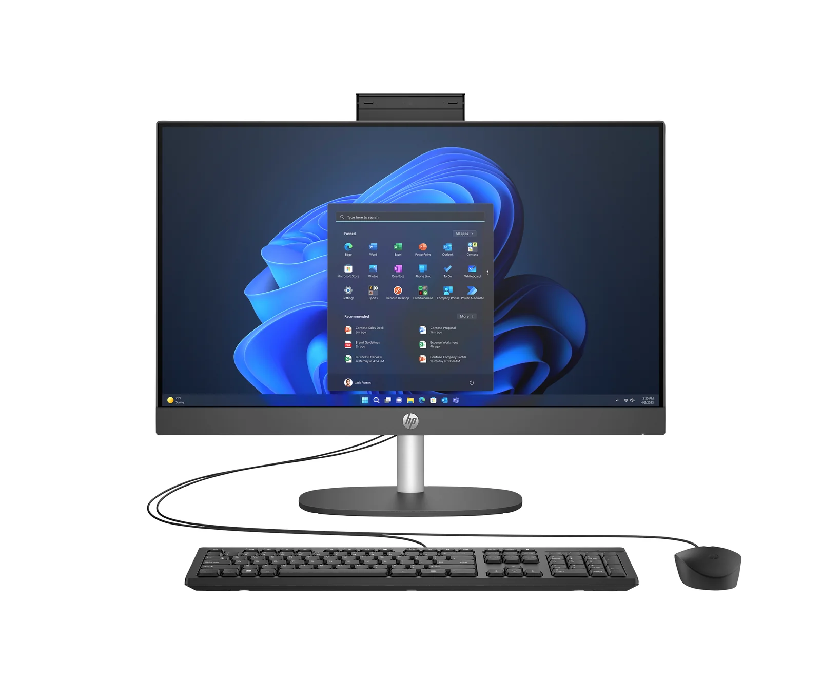 HP ProOne 240 G10 23.8" All-in-One, 8GB RAM, 512GB SSD