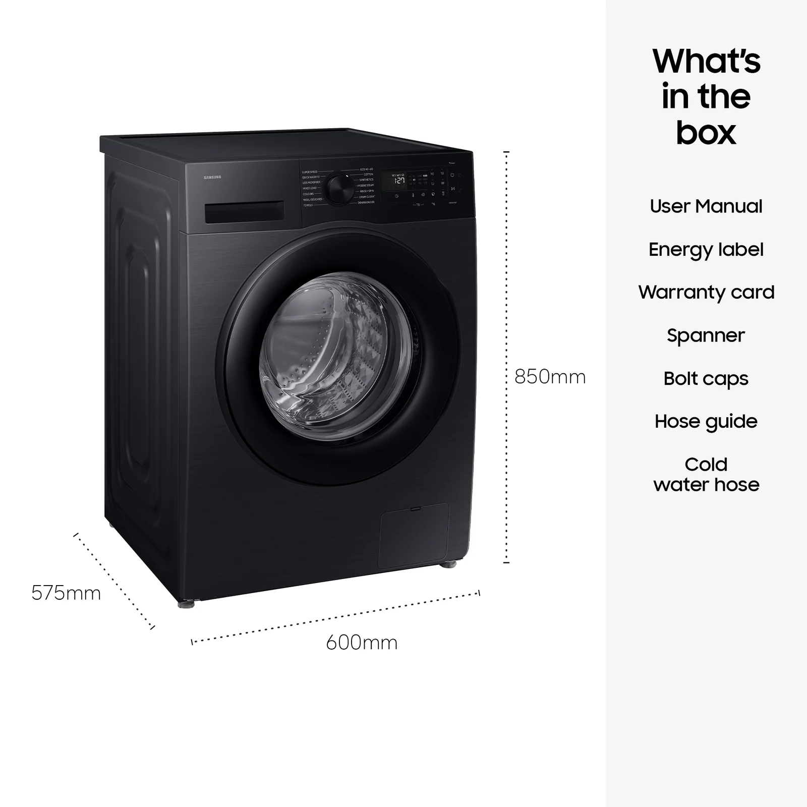 Samsung WW10FG5U34ABEU 10kg 1351rpm Washing Machine