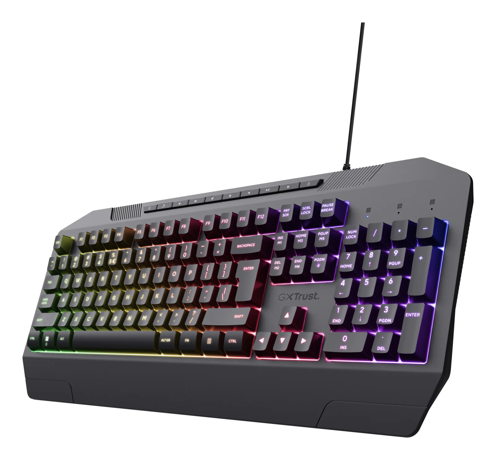 Trust GXT 836 Evocx Keyboard Black, UK English