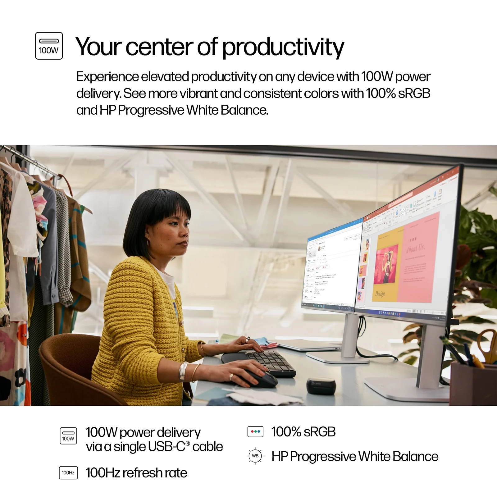HP Series 5 Pro 23.8" Full HD IPS 100Hz Monitor