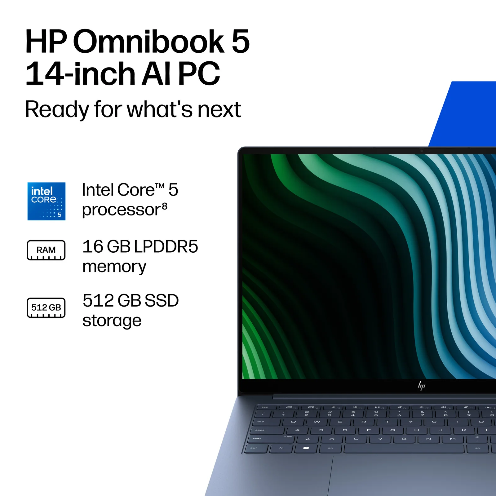 HP E7PD2EA laptop 14", 16GB RAM, 512GB SSD