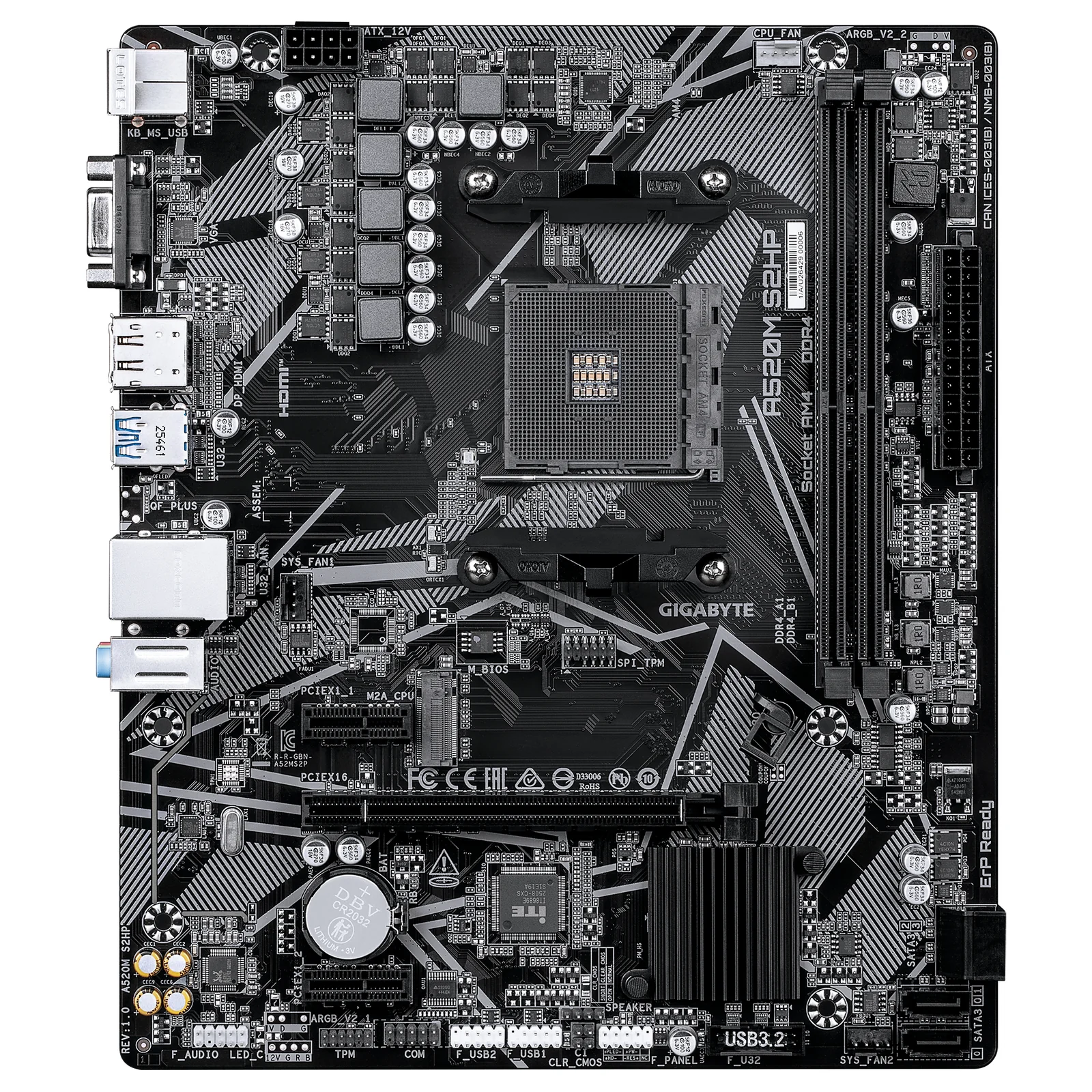 GIGABYTE A520M S2HP motherboard
