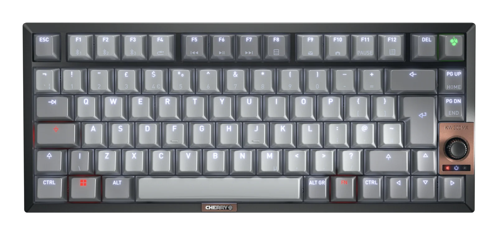 CHERRY KW 300W MX Keyboard Grey, UK English