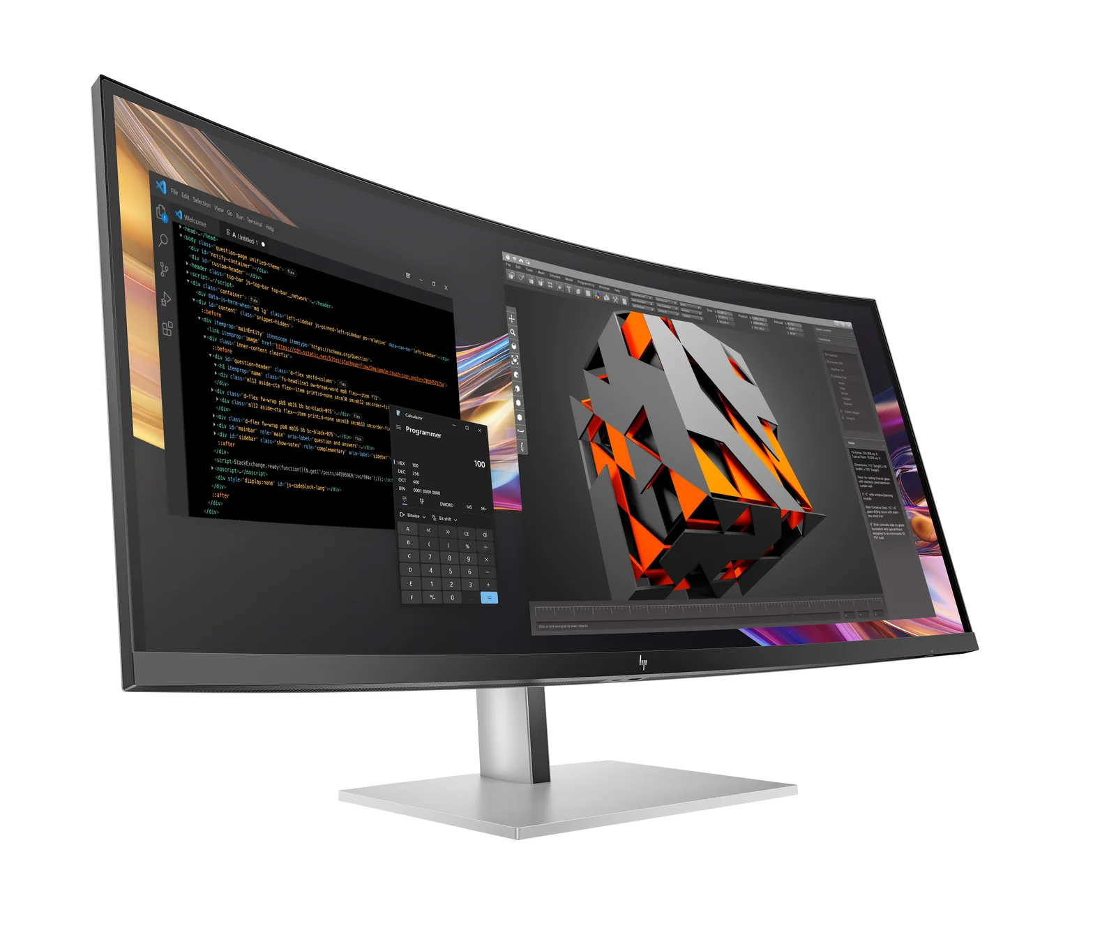 HP 738pu 37.5" IPS Curved Monitor