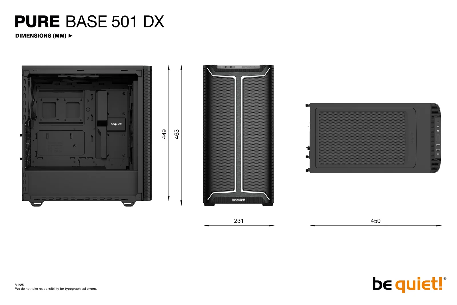be quiet! Pure Base 501 DX Black PC Case