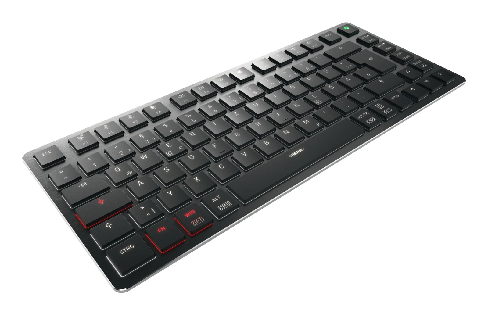 CHERRY KW X ULP 2.0 MINI Wireless Keyboard Black, German