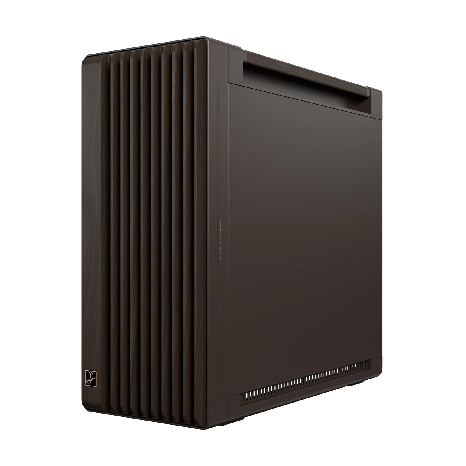 ASUS ProArt PA602 Wood Edition Retro Brown Tempered Glass Panel PC Case