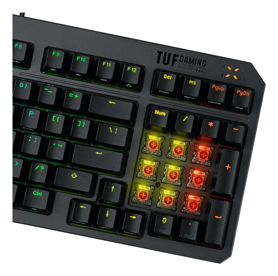 ASUS TUF Gaming K3 Gen II Keyboard Black, French