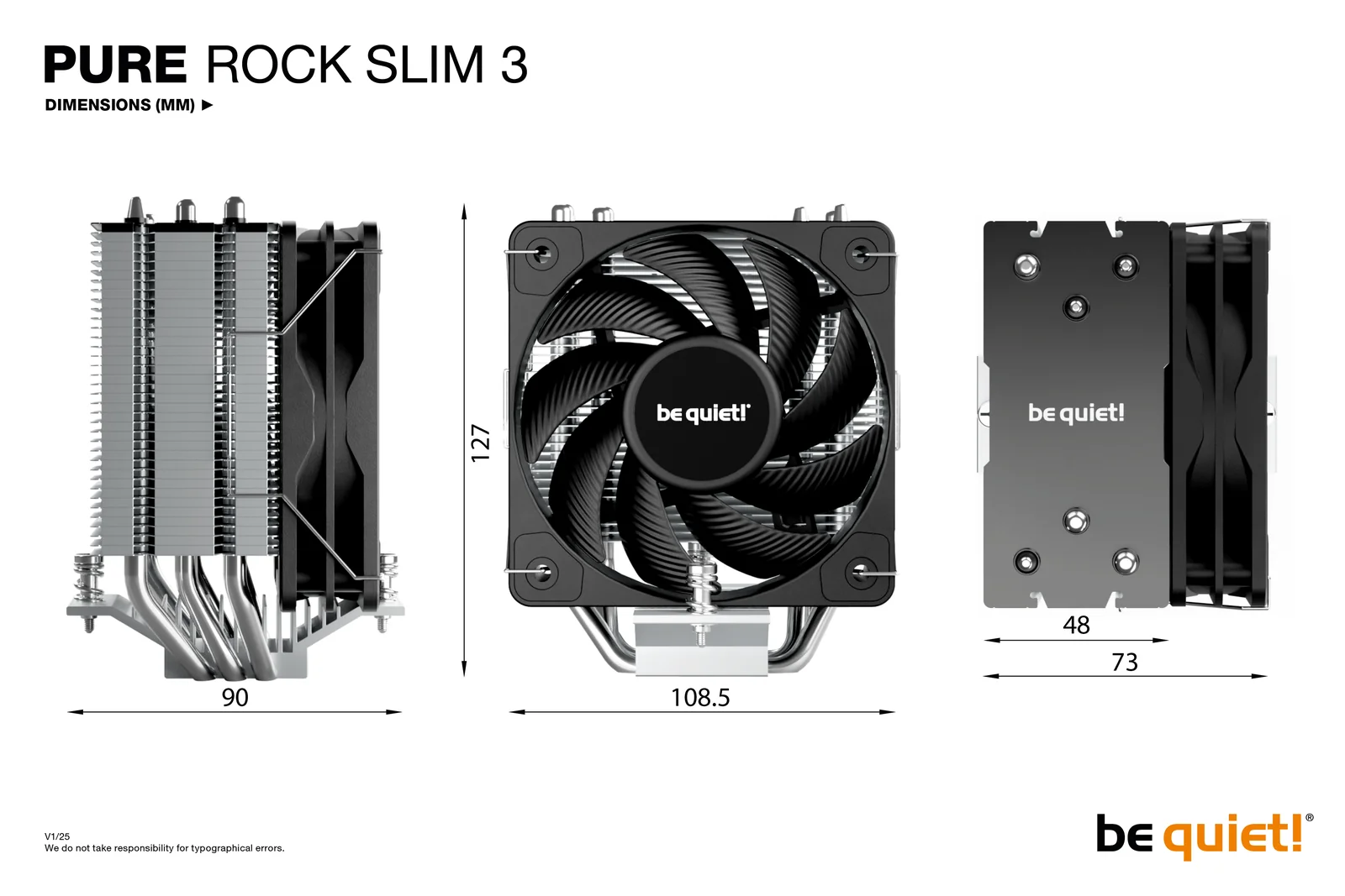 be quiet! Pure Rock Slim 3