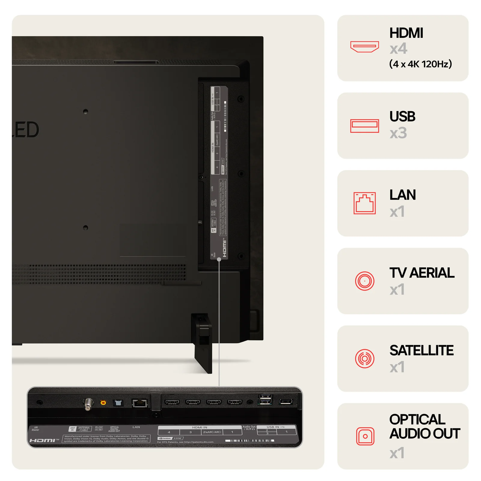 LG OLED42C44LA.AEK 42" 4K Smart TV