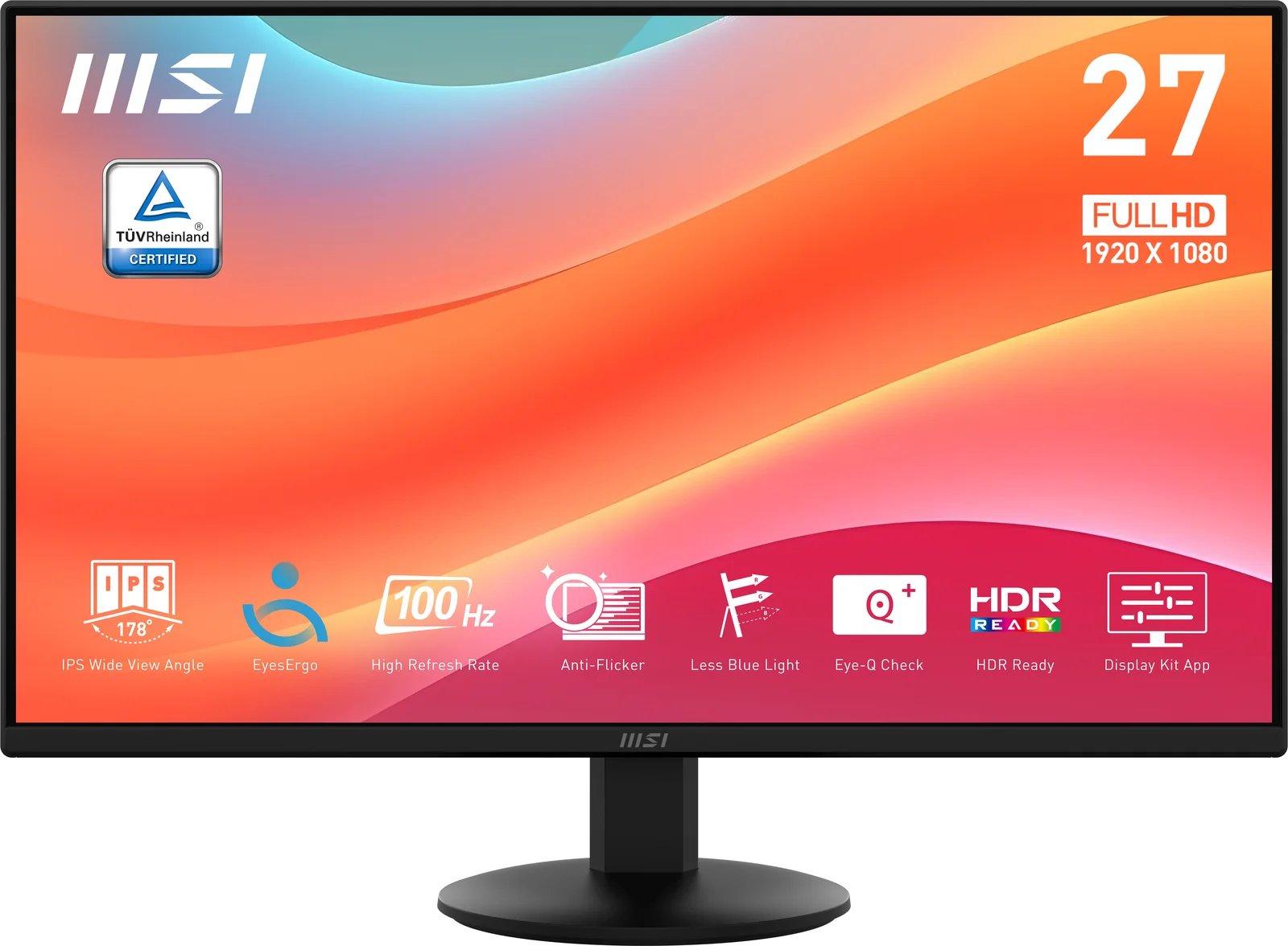 MSI Pro MP272L 27" Full HD VA 100Hz Monitor