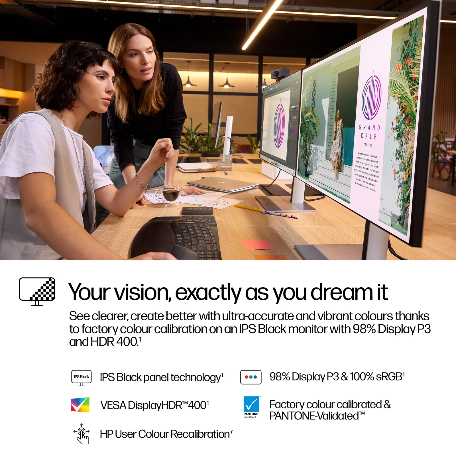 HP Series 7 Pro 27" QHD IPS 120Hz Monitor