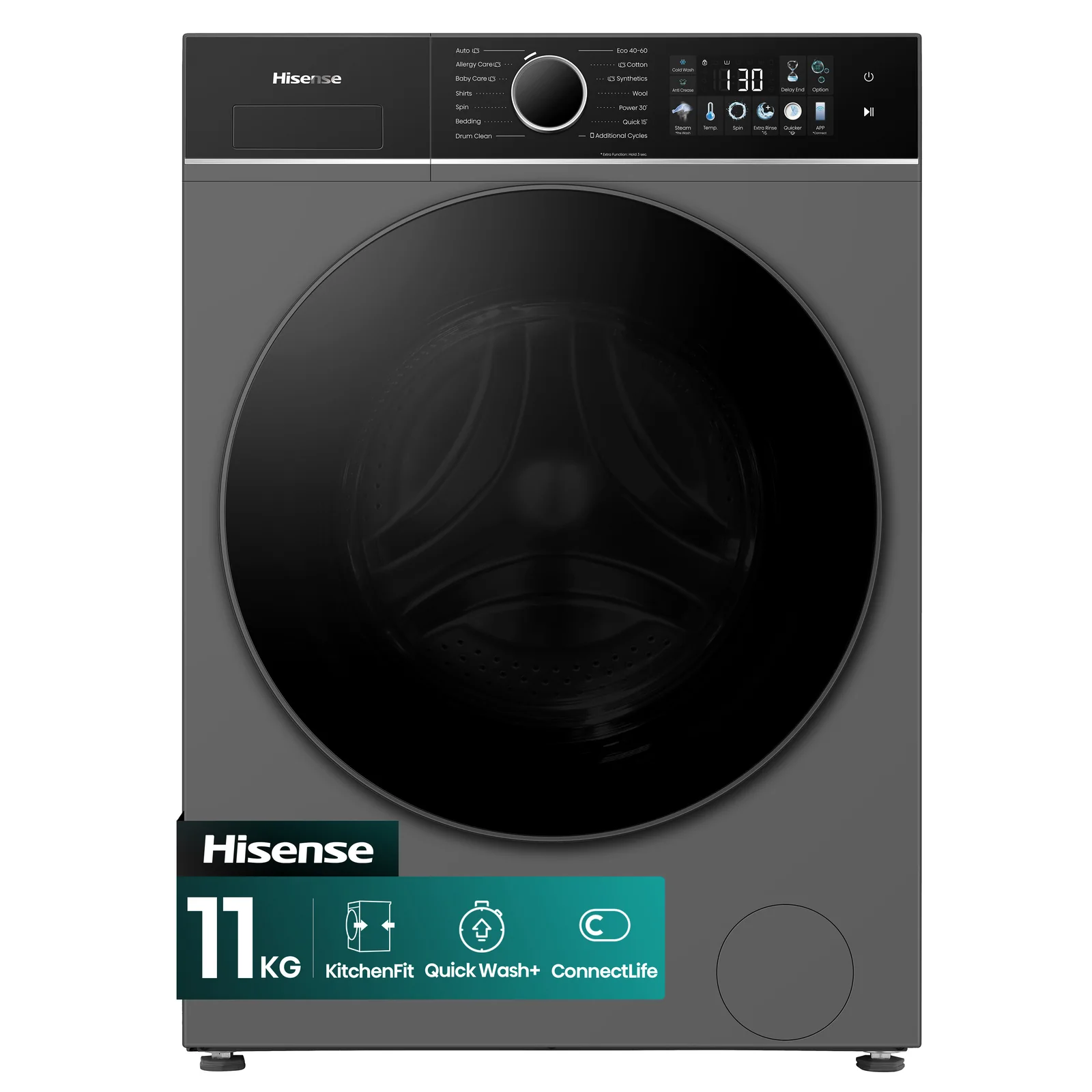 Hisense WF3I1143BTL 11kg 1400rpm Washing Machine